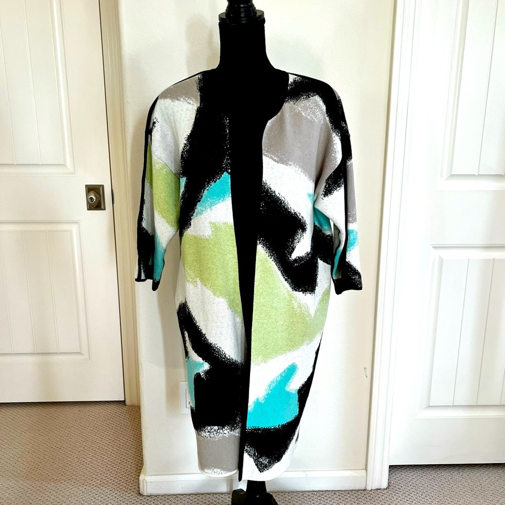 Nic & Zoe Long Cardigan Sweater M